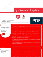 Case Study - Savvyor Hospitals: First Name: Kamal Preet Kaur Last Name: Matharoo