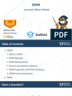 Document Object Model: Softuni Team