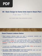 6B - Basic Design For Some Units Used in Steam Plant