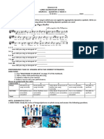 District II-B Lores Elementary School Mapeh 6 - Quarter 3 - Week 4 Music: Summative Test 4