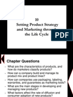 Chapter 10 - Setting Product Strategy and Marketing Through The Life Cycle