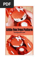 Little Crochet Fox Amigurumi PDF Free Pattern