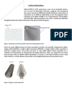 Carbon Nanotubes:: Figure 1: Schematic of Carbon Nanotube Made From Rolled Graphene Sheet