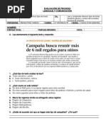 Evaluación Texto Informativo