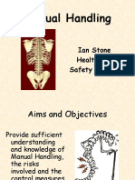 Manual Handling: Ian Stone Health and Safety Advisor