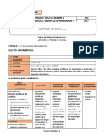 5 Años - Actividad Del Dia 03 de Setiembre