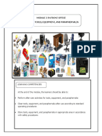 Module 2 in Front Office Maintain Tools, Equipment, and Paraphernalia