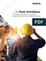 HCL Plant Workblaze: An Industry-Focused Joint Solution by Digital Workplace Services and Iot Works