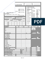 Subsea Kill Sheet - Blank - With Visual Aid