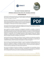 Convocatoria Conacyt-Regional Noreste 2021