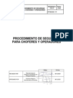 Proc - PR Procedimiento Seguro para Choferes y Operadores