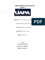 Tarea 4 El Codigo de Etica Del Psicologo Dominicano