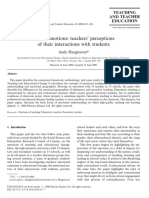 Mixed Emotions: Teachers' Perceptions of Their Interactions With Students