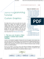 Custom Graphics Programming - Java Programming Tutorial