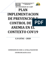 Plan de Reduccion de Anemia y DCI 2020