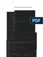 Write A Program That Implements An Algorithm Using An IDE