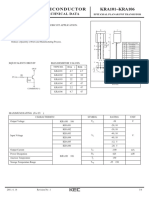 Semiconductor KRA101 KRA106: Technical Data