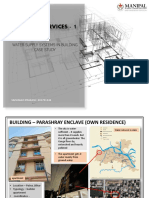 Building Services - : Water Supply Systems in Building - Case Study