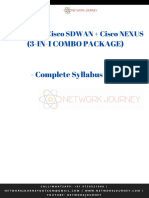 (3-In-1 Combo Package) : Cisco ACI + Cisco SDWAN + Cisco NEXUS