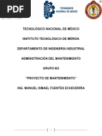 Proyecto de Mantenimiento Unidad 5