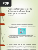 Conceptos Básicos de La Información Financiera: Principios y Normas