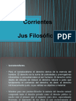 Corrientes Ius Filosóficas.