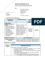 Sesion Matematica Segundo Grado