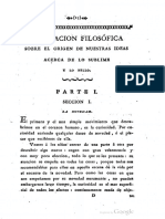 Burke - Indagación Filosófica (Univ. de Alcalá 1807) Lib. I y II