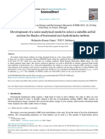 Development of A Semi-Analytical Model To Select A Suitable Airfoil