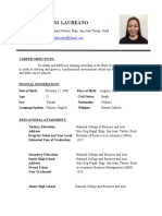 Resume-Laureano, Sweet Erika M.