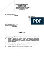 Republic of The Philippines Supreme Court Province of Leyte 7 Municipal Circuit Trial Court Julita-Tabontabon Circuit Julita, Leyte