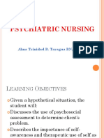 Psychiatric Nursing: Alma Trinidad R. Taragua RN, RM, MAN