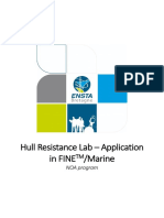 Hull Resistance Lab - Application in Fine /marine: NOA Program