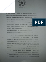 Sentencia Procedimiento Abreviado