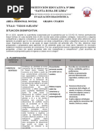 Esquema Evaluacion Diagnostica 4to Grado