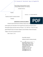 Notice of Appeal in The TJ HS Admissions Case