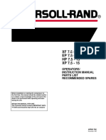 XF 7.5 - 15 EP 7.5 - 15 HP 7.5 - 15 XP 7.5 - 15: Operators/ Instruction Manual Parts List Recommended Spares