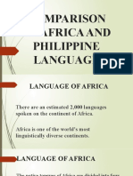 Africa Compare To PH Lang. Policy