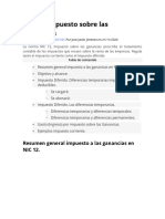 Nic 12 Impueso Sobre G