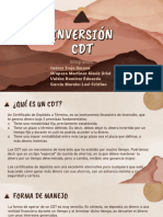 Tipos de Inversión-CDT