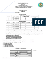 Science 8 Diagnostic Test 