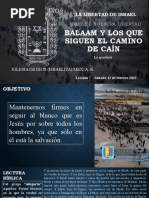 Balaam y Los Que Siguen El Camino de Cain