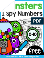 I Spy Numbers: Created By: Mrs. Teachergarten