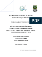 Tarea 2.2 Reglamentación Industrial para El Uso de Generadores de Vapor