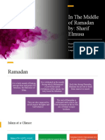 In The Middle of Ramadan By: Sharif Elmusa: Prepared: Karol V. Alcazar Languages and Literature Department