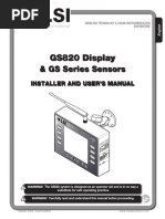 LSI GS820 Installation and Operators Manual