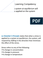 Le Chatelier's Principle