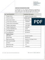 Supplier Information Form