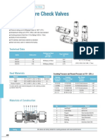 High Pressure Check Valves: SHCV Series