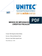 Medios de Impugnacion de Créditos Fiscales